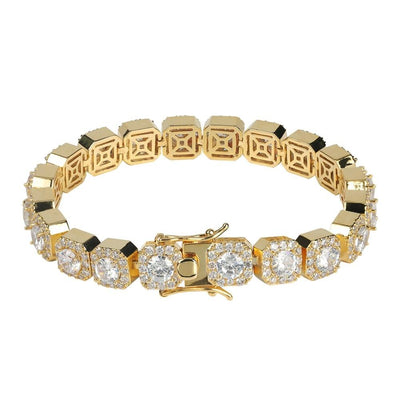 Clustered Tennis Bracelet, gold, diamond, buy yours today