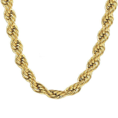 Dripking Rope Chain 7mm Gold