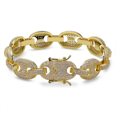 Hermes Link Bracelet Gold 12mm